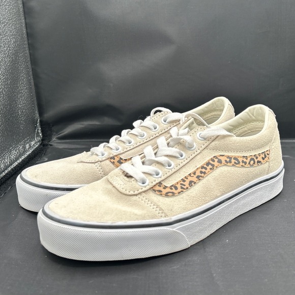 Vans Ward Cheetah Lo Suede Womens Lace Up Shoes 507698 Size 8.5 Excellent - Picture 4 of 7